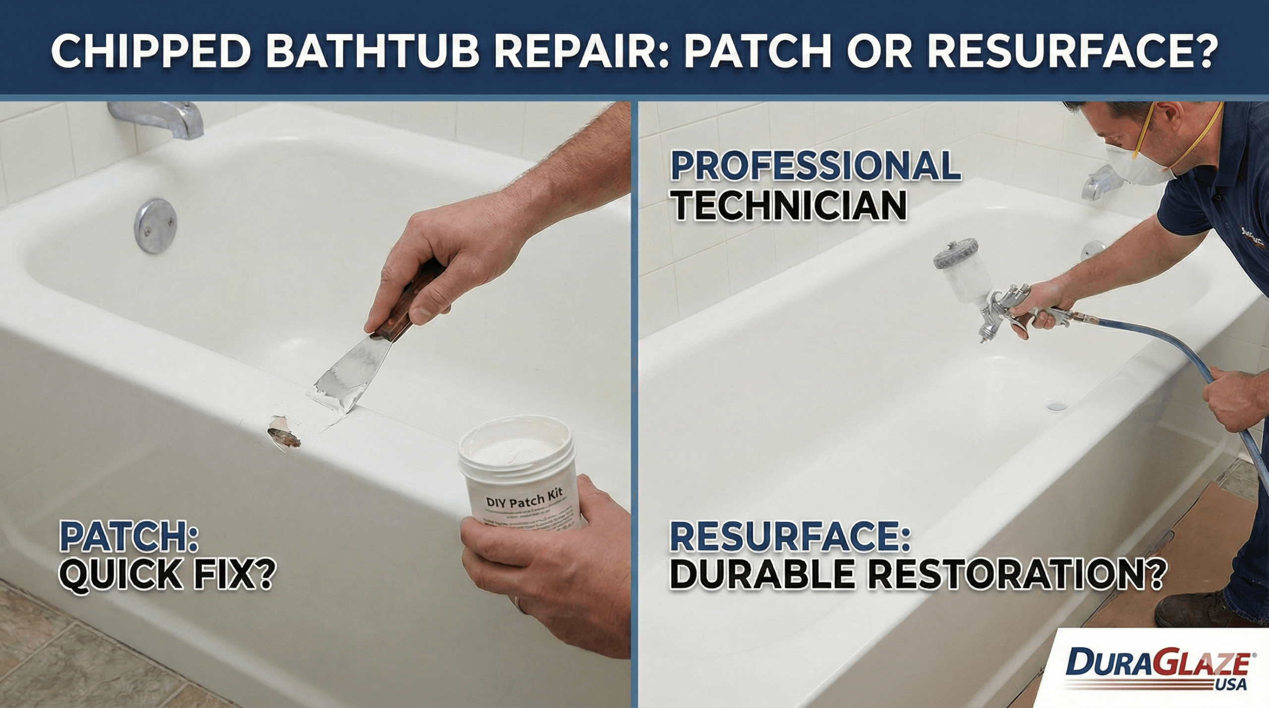 Chipped Bathtub Repair