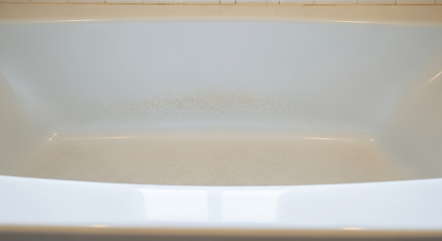 bathtub that needs refinishing